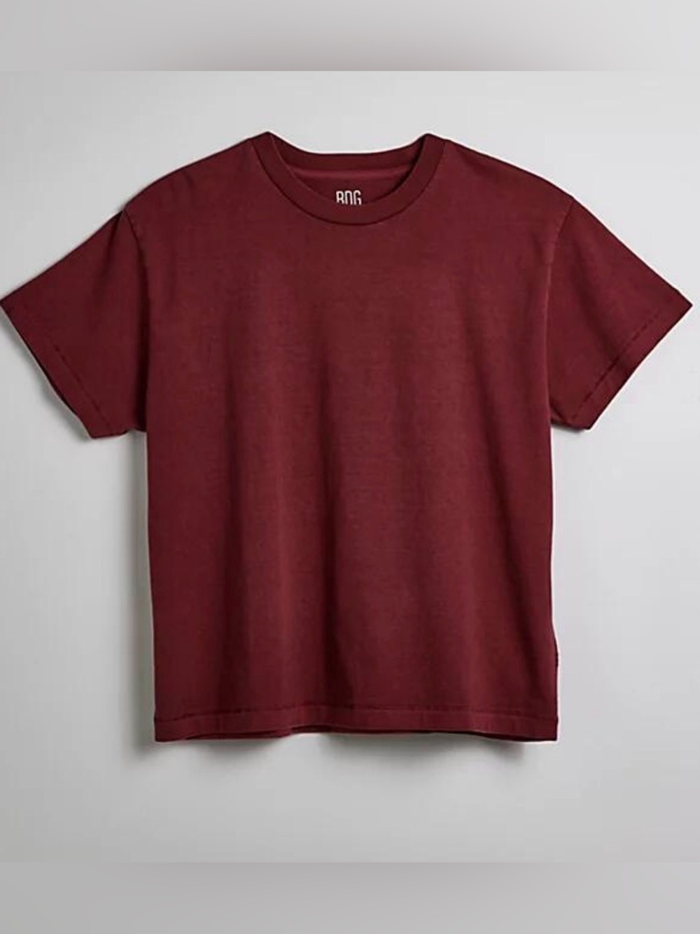 BDG Slightly cropped 100% cotton t-shirt in Deep Plum medium NWT junior sizing